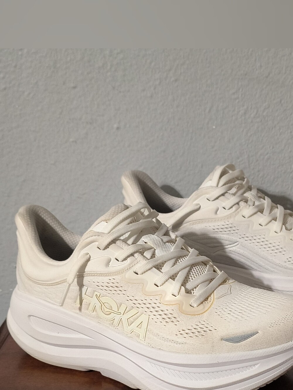 Hoka Bondi 9 Sz 10 Men White - Picture 3 of 10